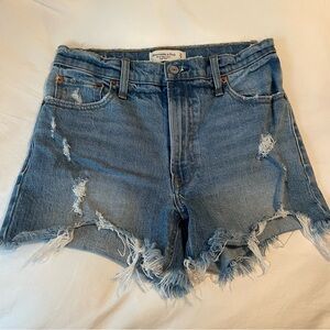 Abercrombie 4” High Rise Mom Shorts